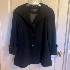 Ellen Tracy black pea coat - like new!